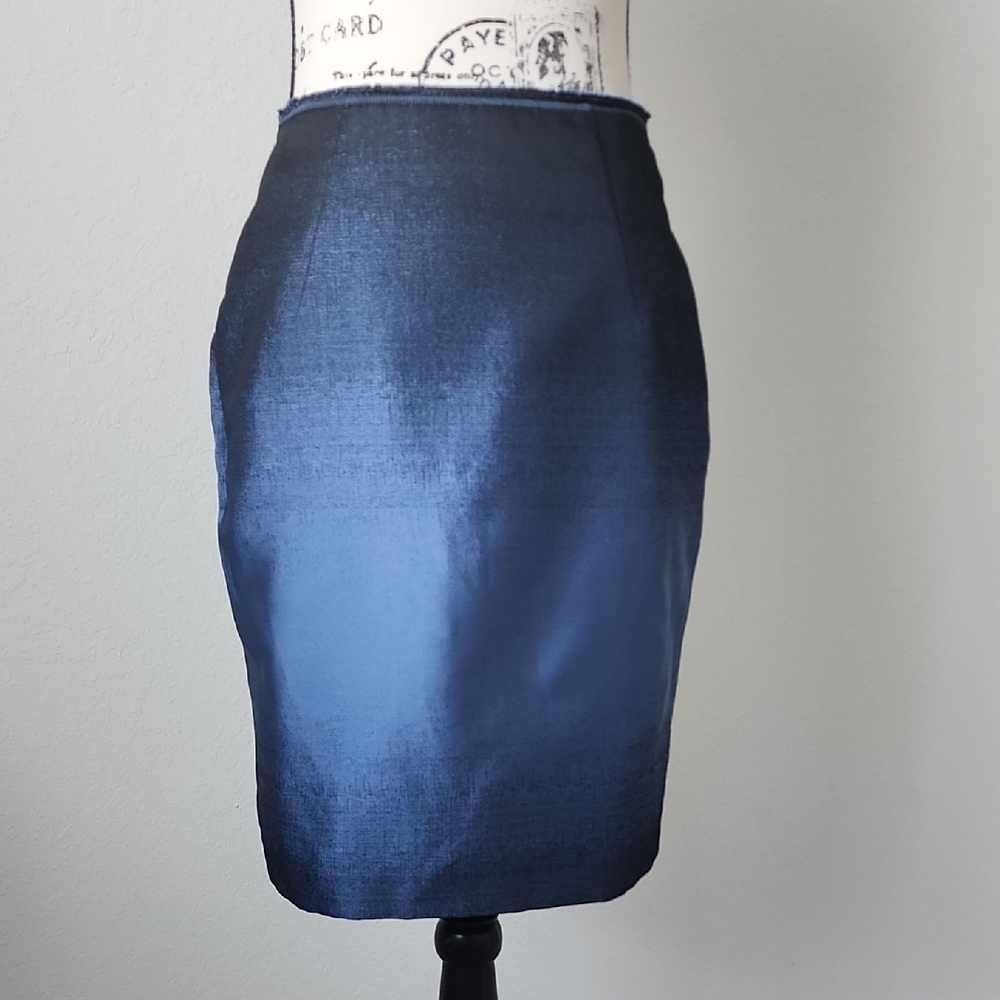 Hugo Boss Navy Blue Pencil Skirt